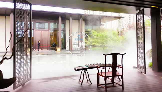 售樓部噴霧造景 人工噴霧造景解決多種景觀問(wèn)題