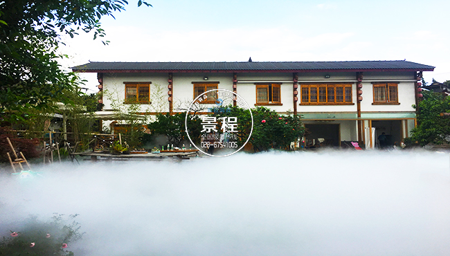 人造霧造景系統 戶外降溫噴霧,專業團隊四川景程霧森環保