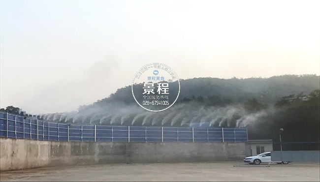 工廠人造噴霧 企業(yè)工廠庫(kù)房人造霧除塵,有效過(guò)濾粉塵