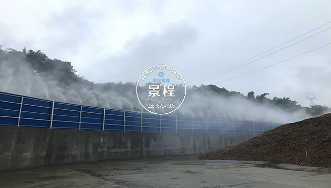 紙漿人工噴霧除塵 工廠人工噴霧除塵降溫設(shè)備
