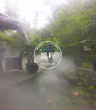 水景噴霧盡管 人工噴霧效果,綠化景觀造霧機