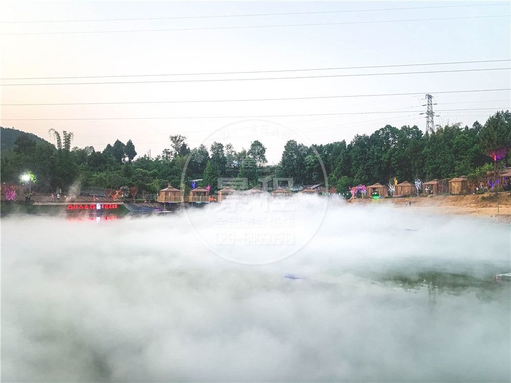 巴中鄉豆童年人造霧造景 人造霧造景