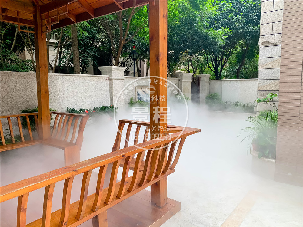 小區(qū)噴霧造景 人造霧造景,成都噴霧造景公司