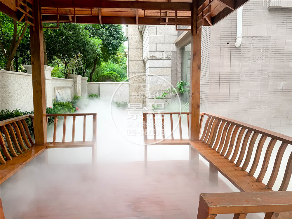 小區(qū)噴霧造景 人造霧造景,成都噴霧造景公司