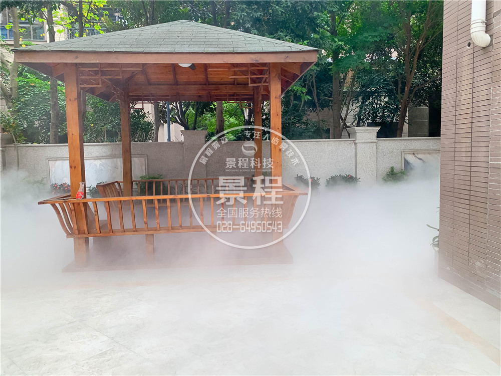 小區(qū)噴霧造景 人造霧造景,成都噴霧造景公司