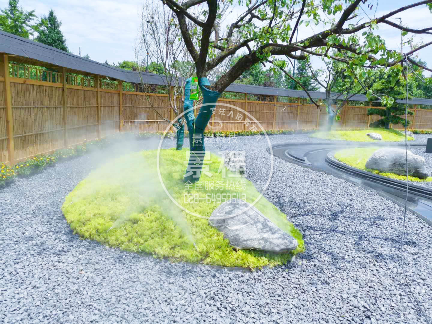 噴霧景觀 別墅噴霧景觀,噴霧造景