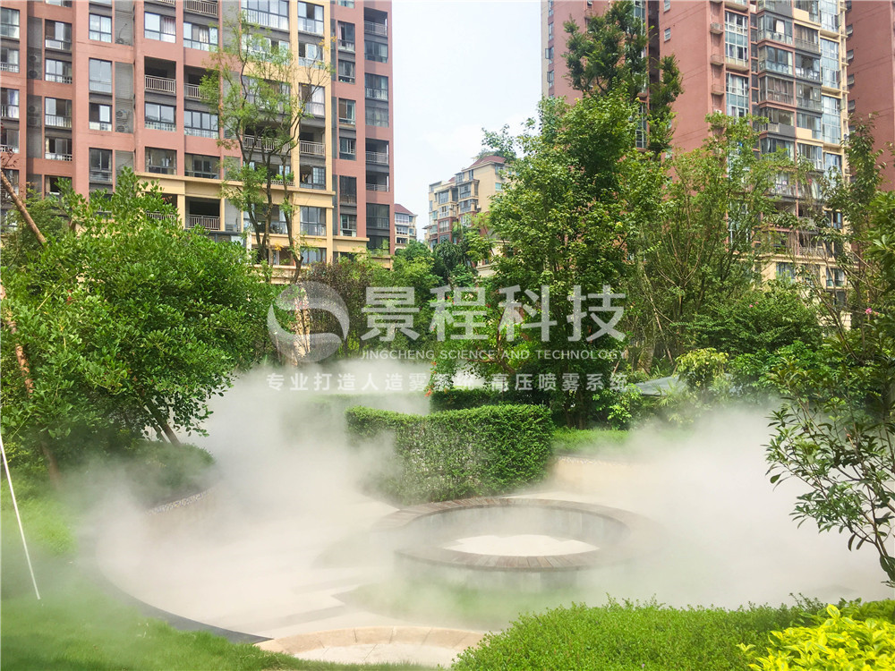 售樓處景觀噴霧報價 成都售樓處景觀設計