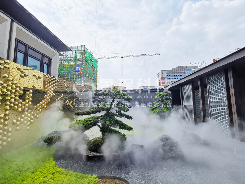 售樓部小區噴霧景觀 小區售樓部,售樓中心噴霧造景