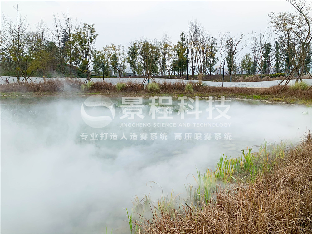 公園噴霧景觀系統 人造霧,景觀噴霧系統