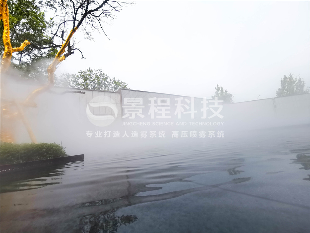 售樓部水景噴霧景觀 售樓部噴霧造景,水景噴霧