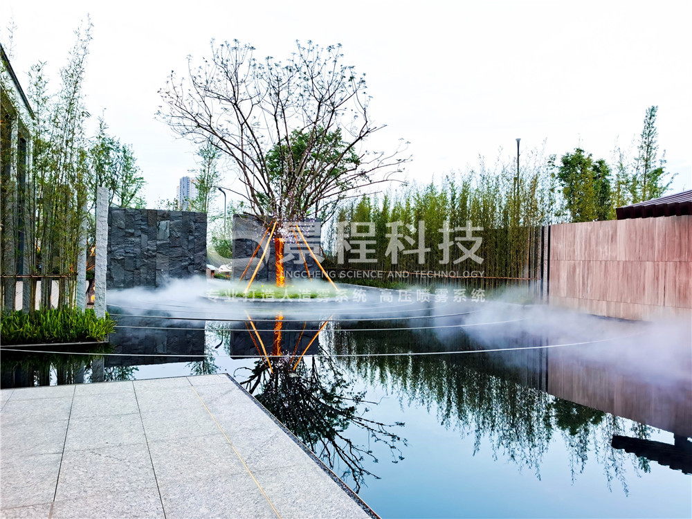 水景噴霧造景 四川人造霧,噴霧景觀