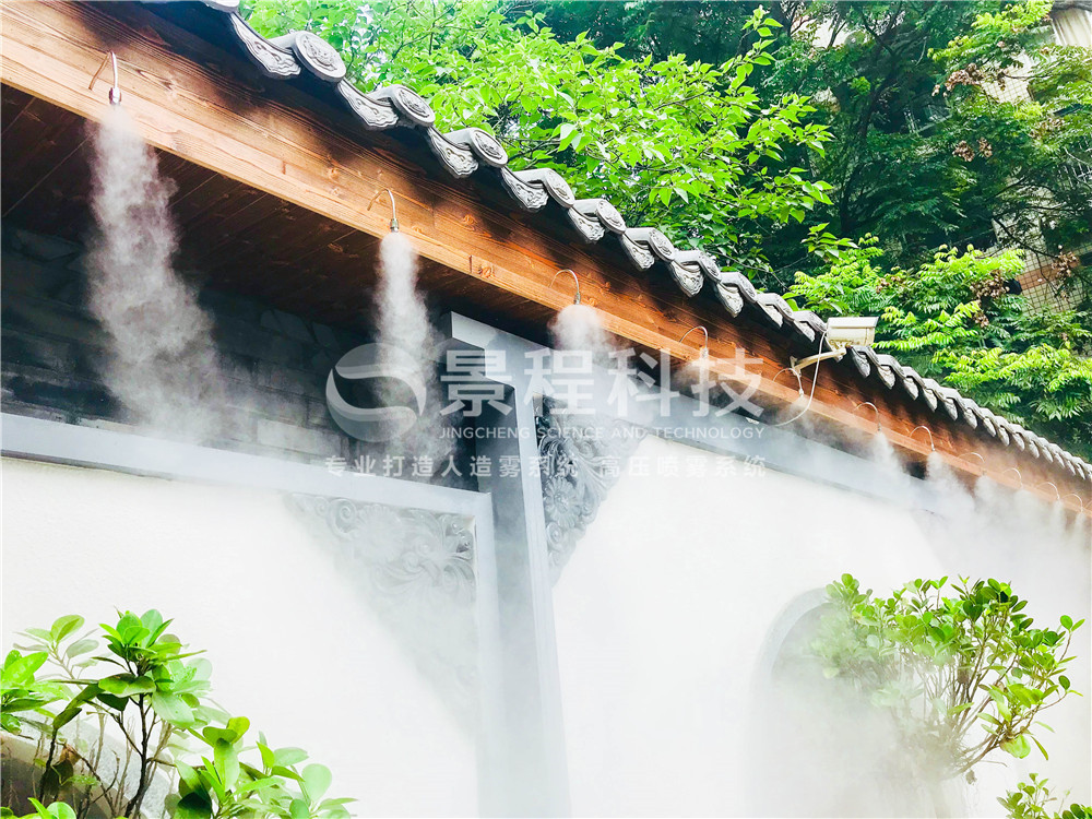 火鍋店噴霧降溫 人造霧降溫,冷霧