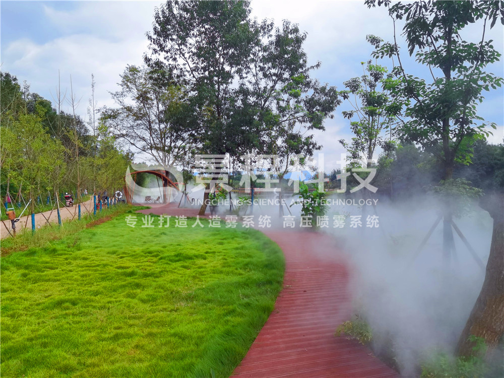 神獒香溪谷人造霧景觀 人造霧造景,景觀造霧,四川人造霧